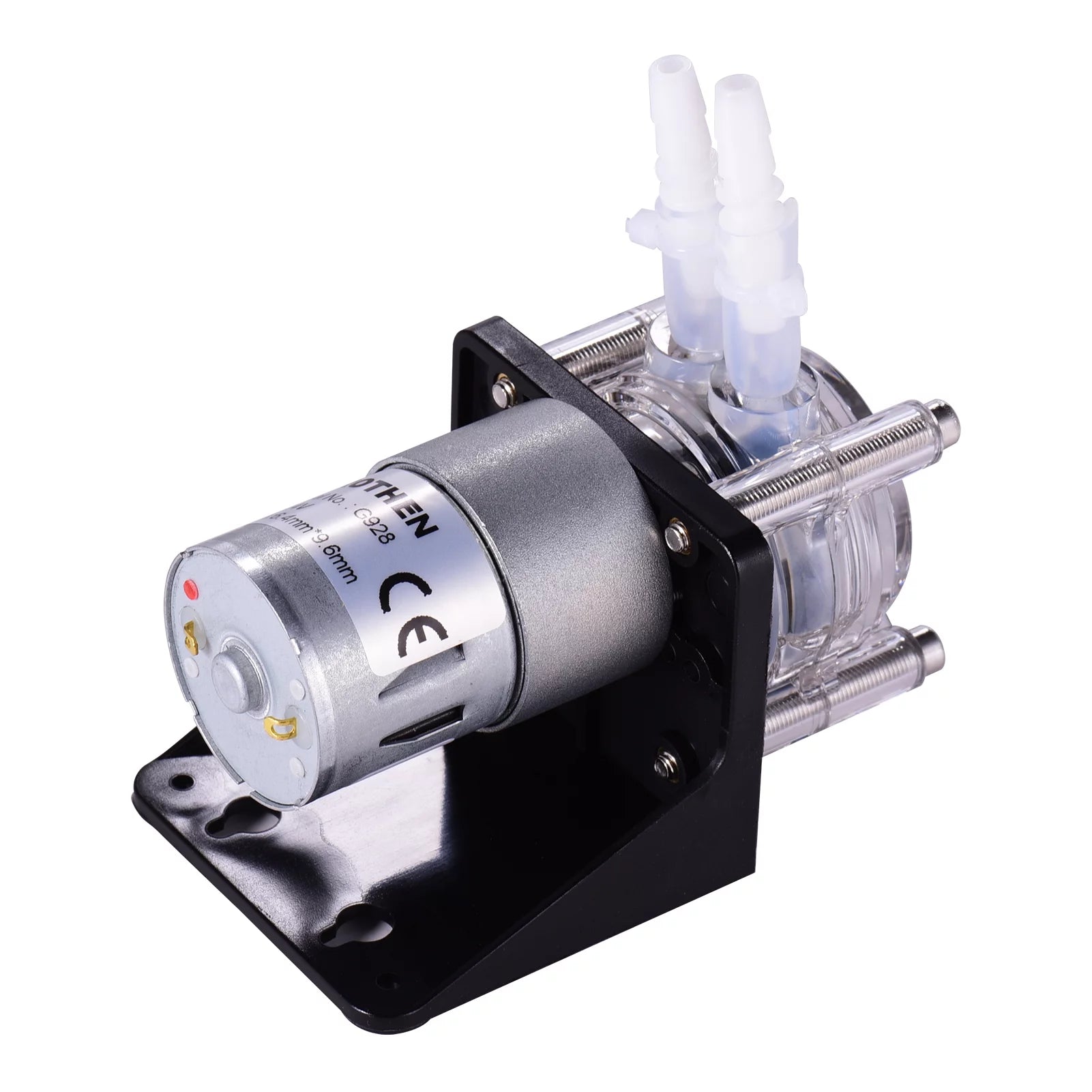 Dosing System GROTHEN DC 12V Peristaltic Pump with Silicone Tubing High Water Liquid Pump Dosing Vacuum Pump Self-Priming -Corrosion Adjustable for DIY Aquarium Lab Chemical Analysis Dosing Additive