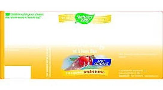 Nature's Way Vitamin C 1000 Rose Hips Capsules, 250 Ct C51298
