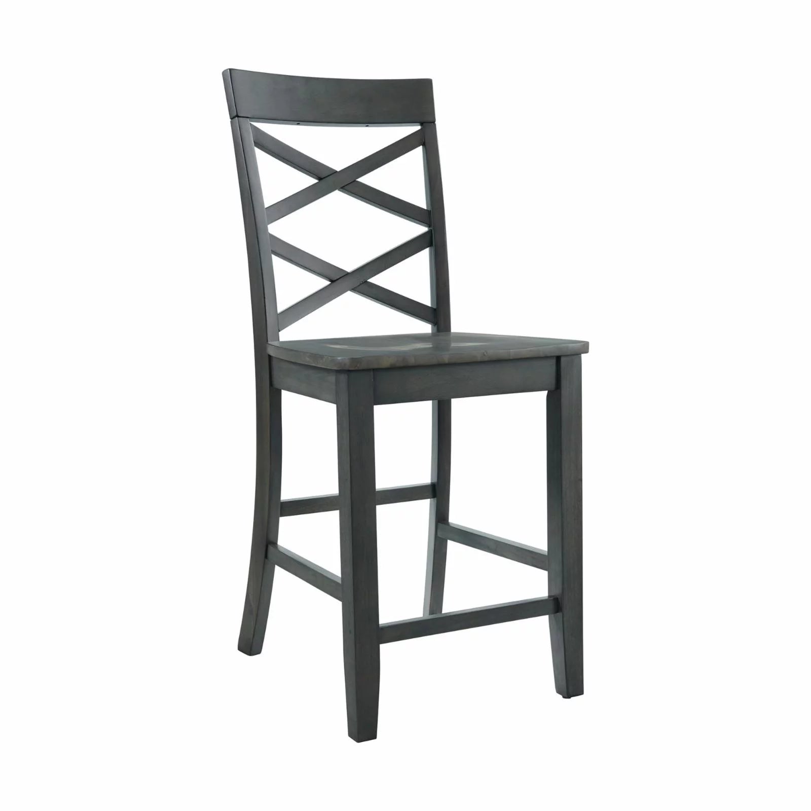 Regan 6PC Counter Height Dining Set in Cherry with 4 Side Chairs and Bench V30653