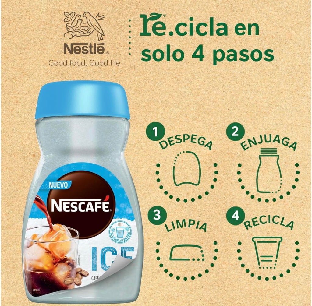 Nescafe Ice Instant Iced Soluble Coffee 170g Dark Roast N351342