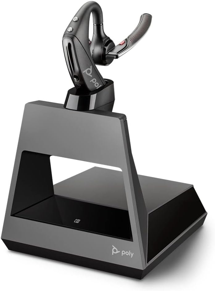 Plantronics by Poly Voyager 5200 UC Wireless Headset with Charging Case G7404