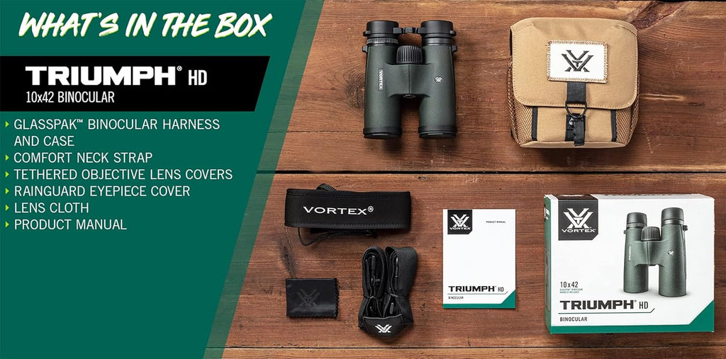 Vortex Optics Triumph HD 10x42 Binoculars H9149
