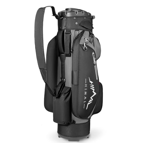 14-Way Golf Cart Bag Pro with Full Length Divider Top, Golf Bag for Men with Handles and Rain Cover