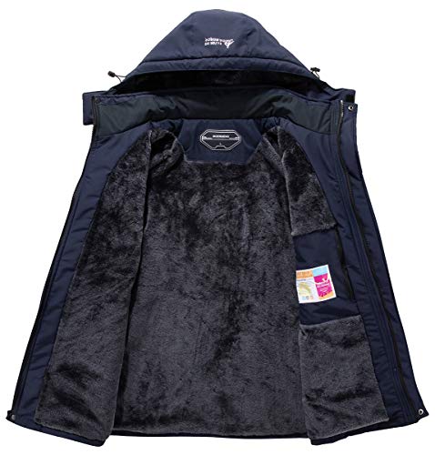 MOERDENG Men's Waterproof Ski Jacket Warm Winter Snow Coat C8342