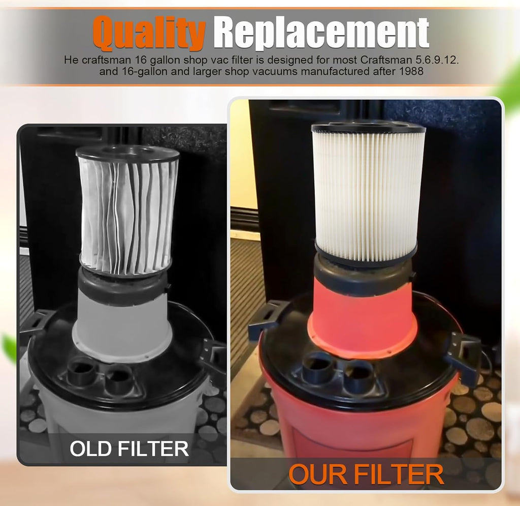 Craftsman 16 Gallon Shop Vac Filter Replacement E287230