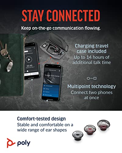 Plantronics VOYAGER-5200-UC Bluetooth Headset with Noise Canceling B25391