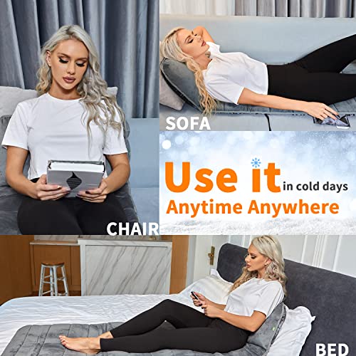 Mynt Vibration Massage Mat with Adjustable Pillow, 10 Motors & 6 Heating Pads H360