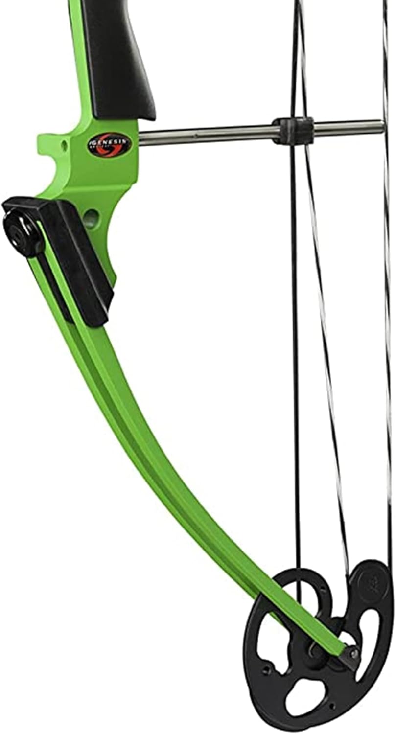 Genesis Archery Compound Bow Left-Handed Green 2 Pack B855