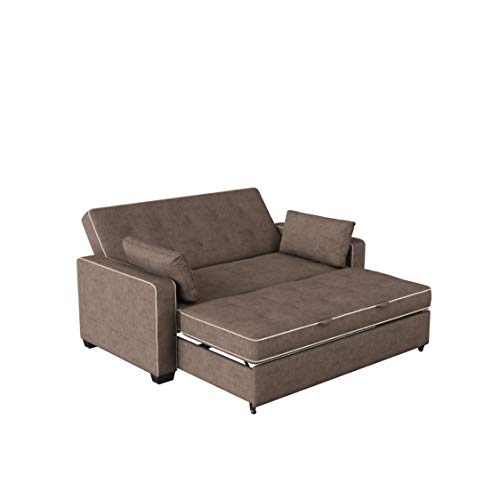 Serta Ainsley Convertible Sleeper Sofa Queen Size Navy Velvet V951