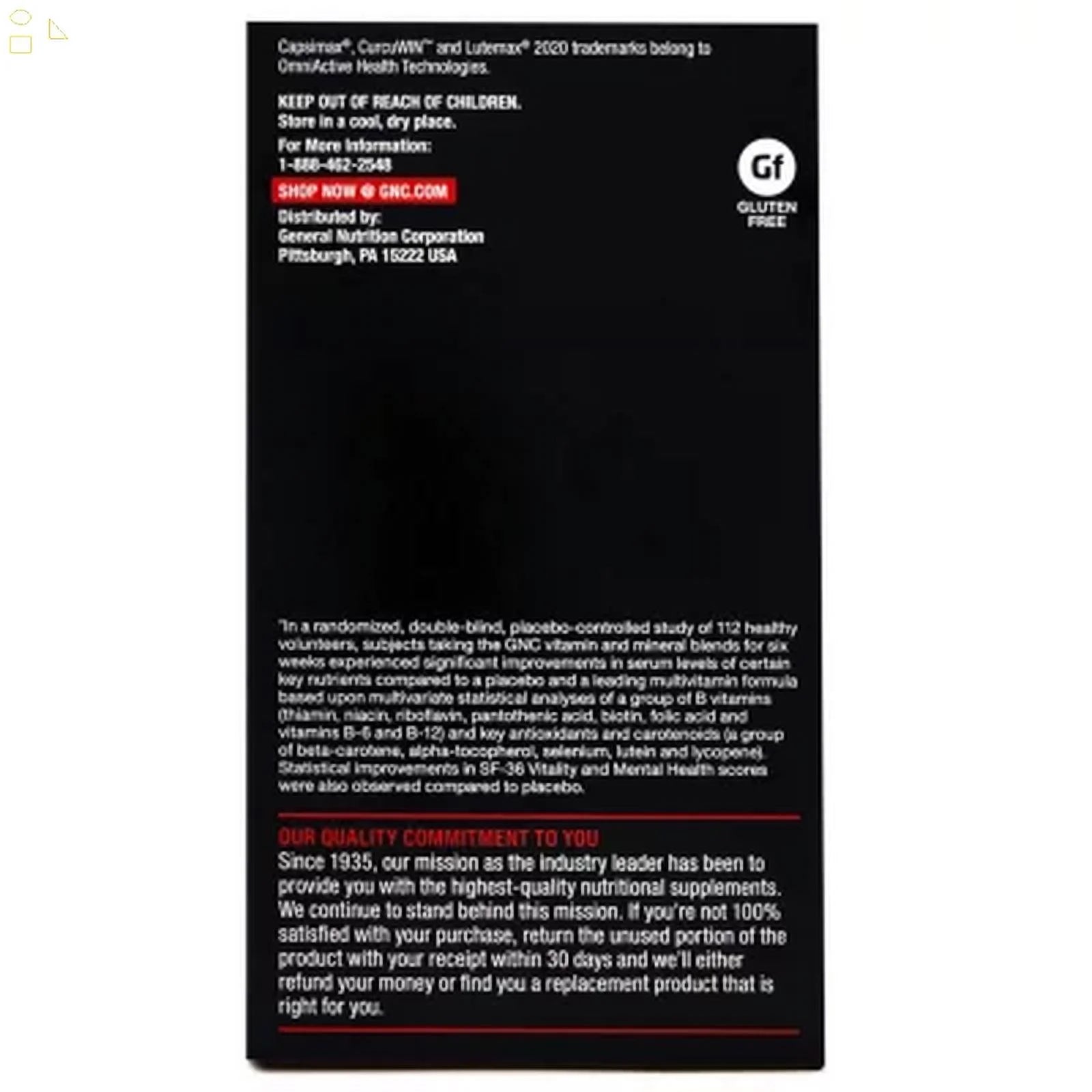 GNC Mega Men Energy & Metabolism Multivitamins 180 Ct. Q589557