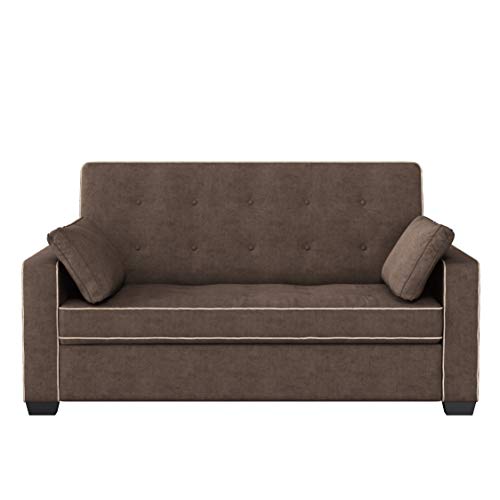 Serta Ainsley Convertible Sleeper Sofa Queen Size Navy Velvet V951
