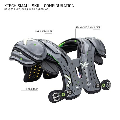 X2 Football Shoulder Pads Lightweight for Adult Men & High School Players T440