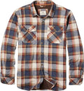 Legendary Whitetails Archer Flannel Thermal Lined Shirt Jacket for Men, Quilted Insulated Plaid Work Outerwear Coat
