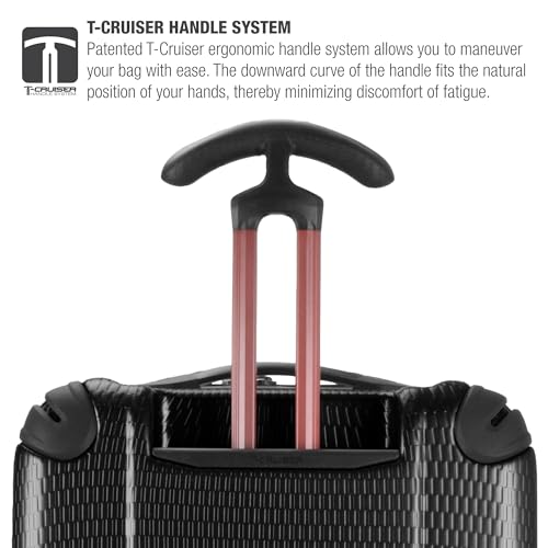 Traveler's Choice Maxporter II Hardside Polycarbonate Trunk Luggage with Spinner Wheels, Carbon Gray, 30" Q52928