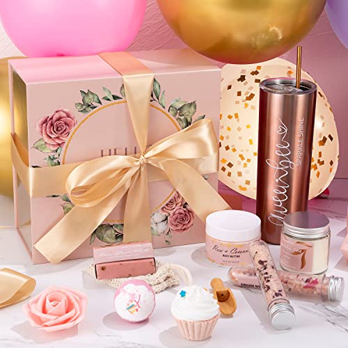 Luxury Spa Gift Set for Women Birthday Pamper Basket B6687