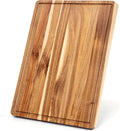 Acacia Wood Cutting Board 24x18 inch, Butcher Block Cutting Board with Handle Juice Groove for Kitchen, Extra Large Charcuterie Boards Chopping Board