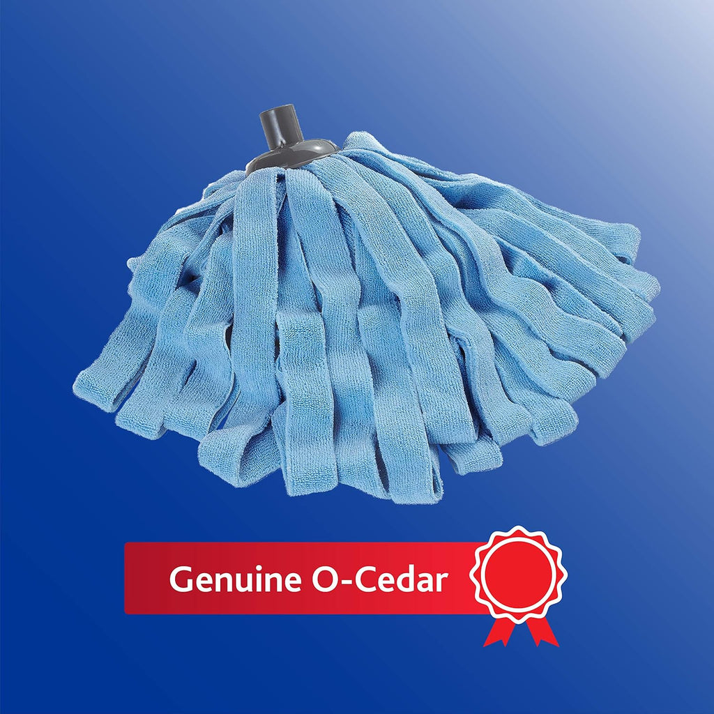 O-Cedar Microfiber Cloth Mop Refill, Blue, 2-Pack N29674