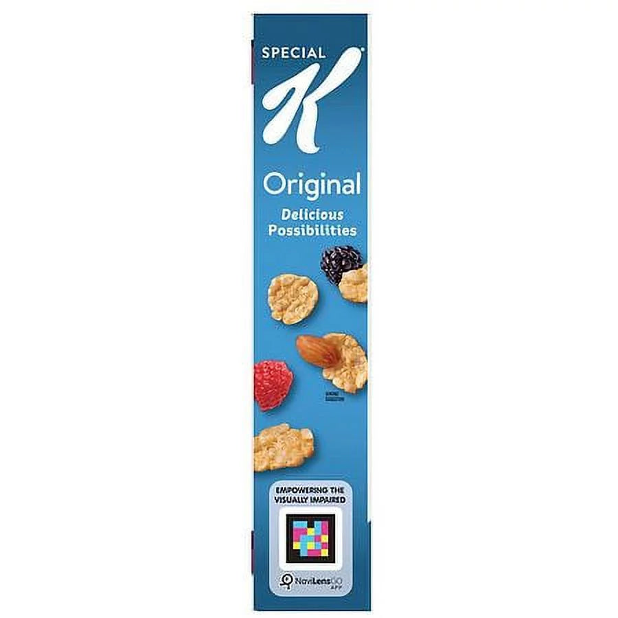 Special K Original Cold Breakfast Cereal, 9.6oz, 2-Pack Z298170
