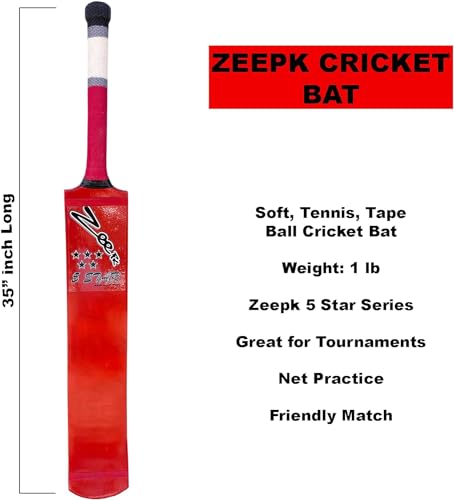 Kashmir Willow Cricket Bat Full Size with Tennis Ball Tape E21547