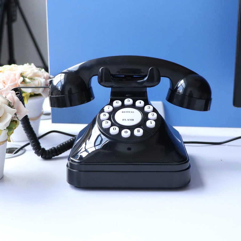 Corded Phone with Button Dialing for Desk Table A513