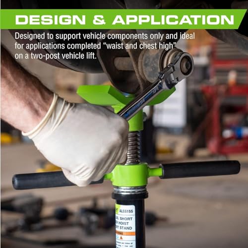 Arcan 1,500 lb Underhoist Support Stand, Adjustable Height, Steel Base T6683
