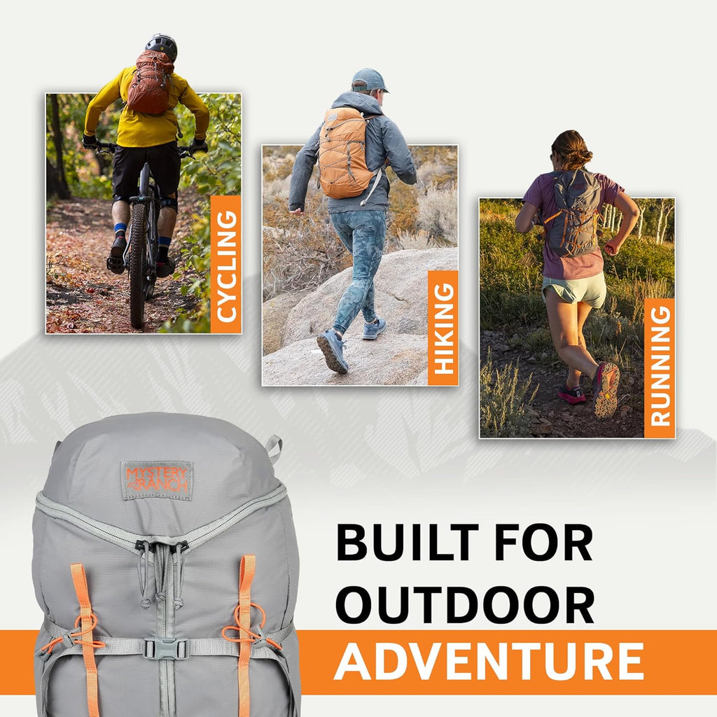 Mystery Ranch Gallagator 20 Daypack Hiking Backpack, Gravel, S/M F63950