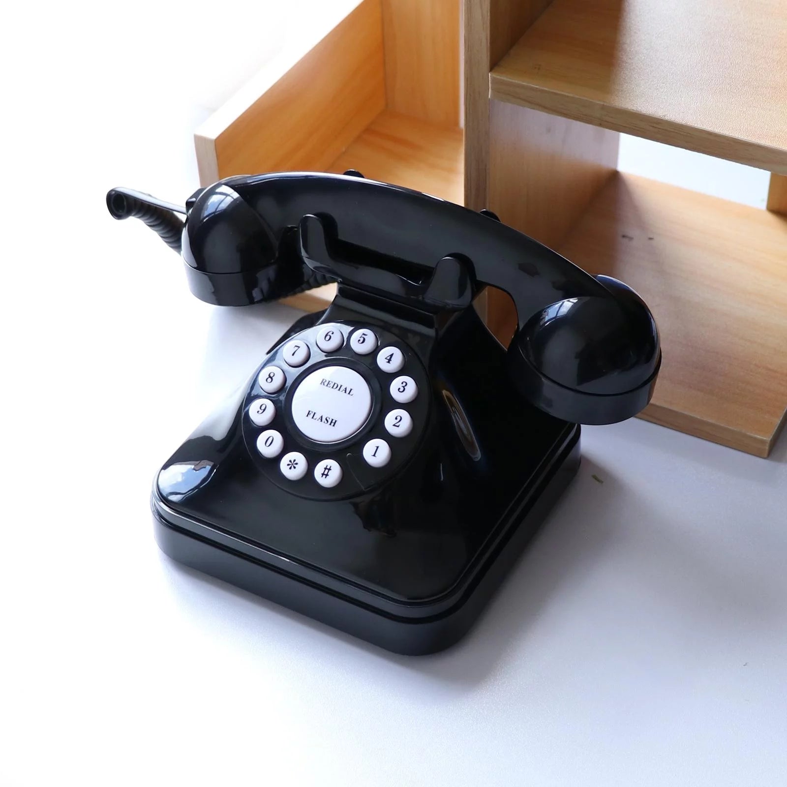 Corded Phone with Button Dialing for Desk Table A513