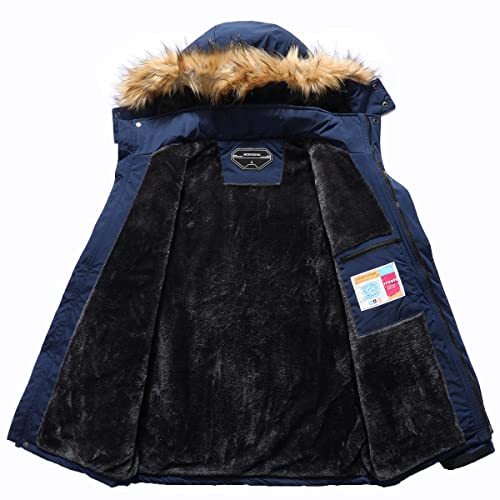 MOERDENG Men's Winter Ski Jacket Waterproof Hooded C811220