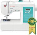 SINGER Factory Serviced 7258 Stylist 100-Stitch Computerized Free-Arm Sewing Machine with Instructional DVD and More