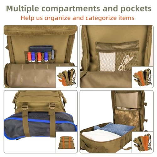 Military Tactical Backpack 45L Molle Assault Pack S1276