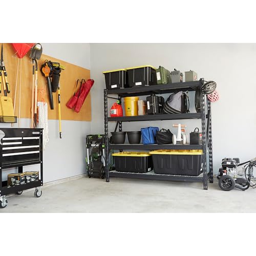 Ironton 4-Tier Industrial Steel Shelving Unit, 8000-Lb Capacity B81608
