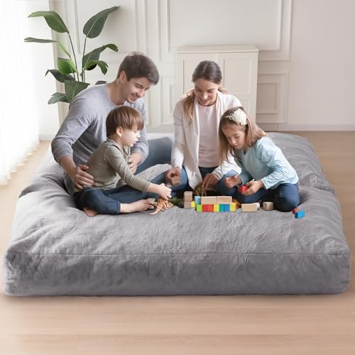MAXYOYO Giant Bean Bag Chair Bed for Adults, Convertible Floor Sofa G466