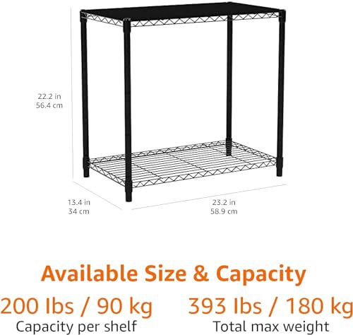 Sweetcrispy 4-Shelf Storage Shelving Unit, Adjustable Metal Wire Racks B3757