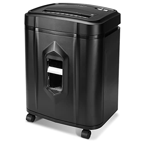 Aurora AU120MA 120-Sheet Auto Feed High Security Micro-Cut Paper Shredder / 30 Minutes (Black)