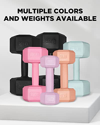Dumbbell Sets Pair Hand Weights for Home Gym Strength Training M85879