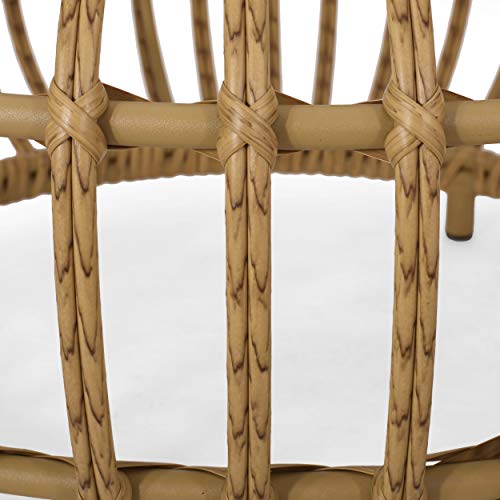 Round Rattan Coffee Table, All-Weather and Rust Resistant R50926