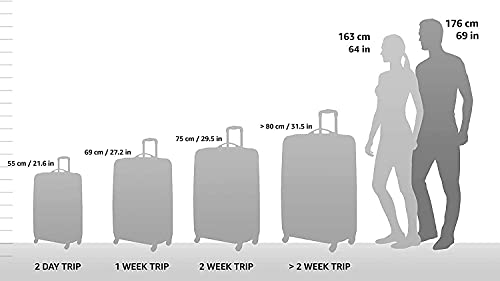 U.S. Traveler Expandable Carry-on Luggage Set, Purple, 4 Wheel S4045
