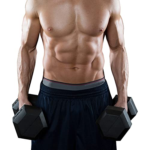 Rubber Coated Cast Iron Hex Dumbbells for Exercise C9697