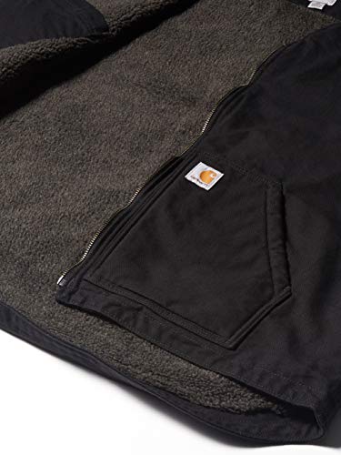 Carhartt Men's Relaxed Fit Washed Duck Sherpa-Lined Vest V88691