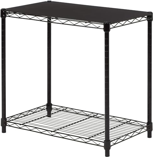 Sweetcrispy 4-Shelf Storage Shelving Unit, Adjustable Metal Wire Racks B3757