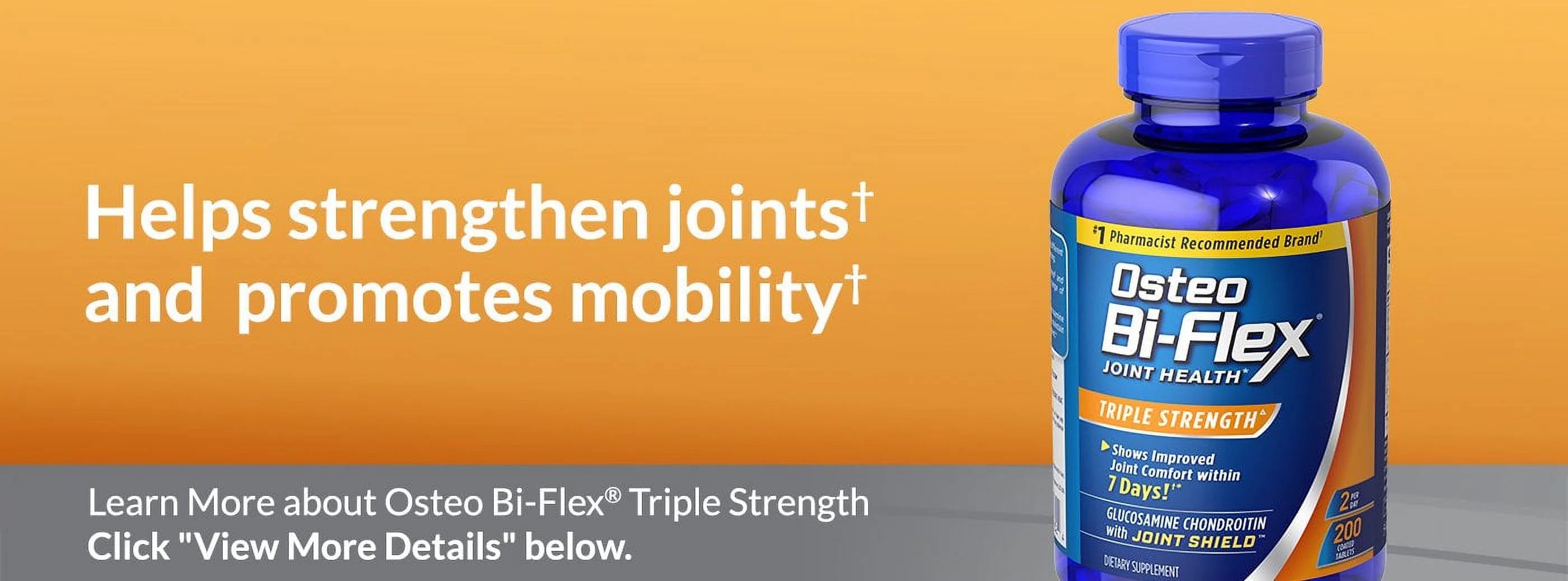 Osteo Bi-Flex Triple Strength, 200 Tablets X153