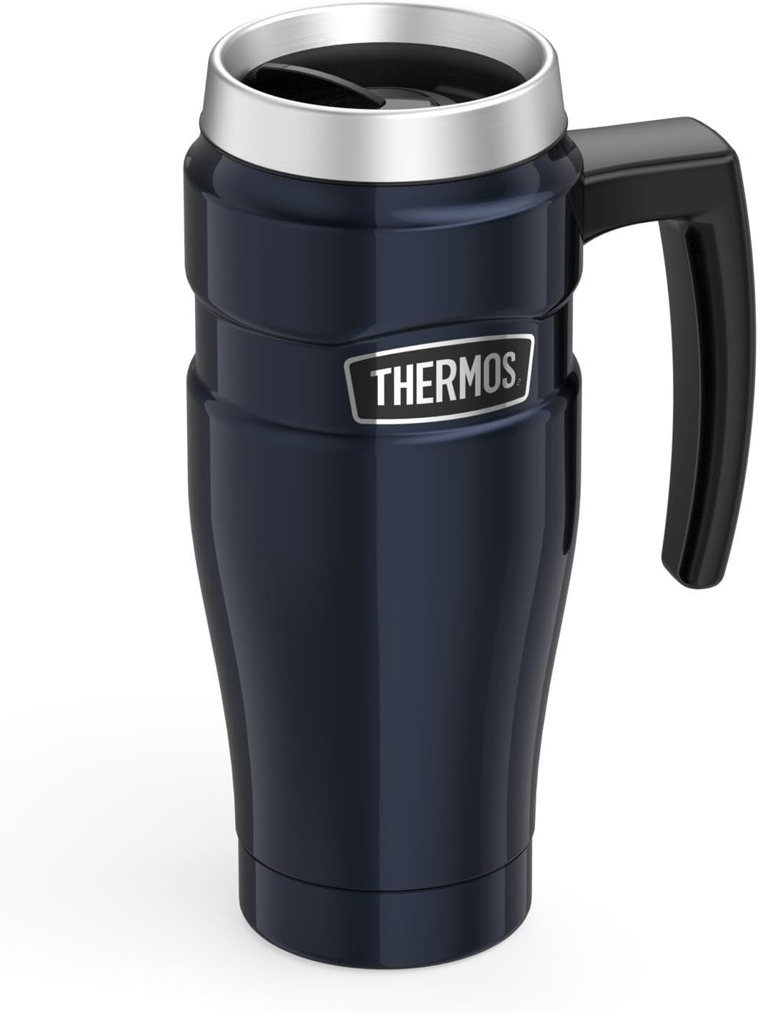 THERMOS Stainless King Vacuum-Insulated Travel Mug, 16 oz, Blue V489