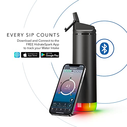 Hidrate Spark PRO Smart Water Bottle – Insulated Stainless Steel, 21 oz K6939