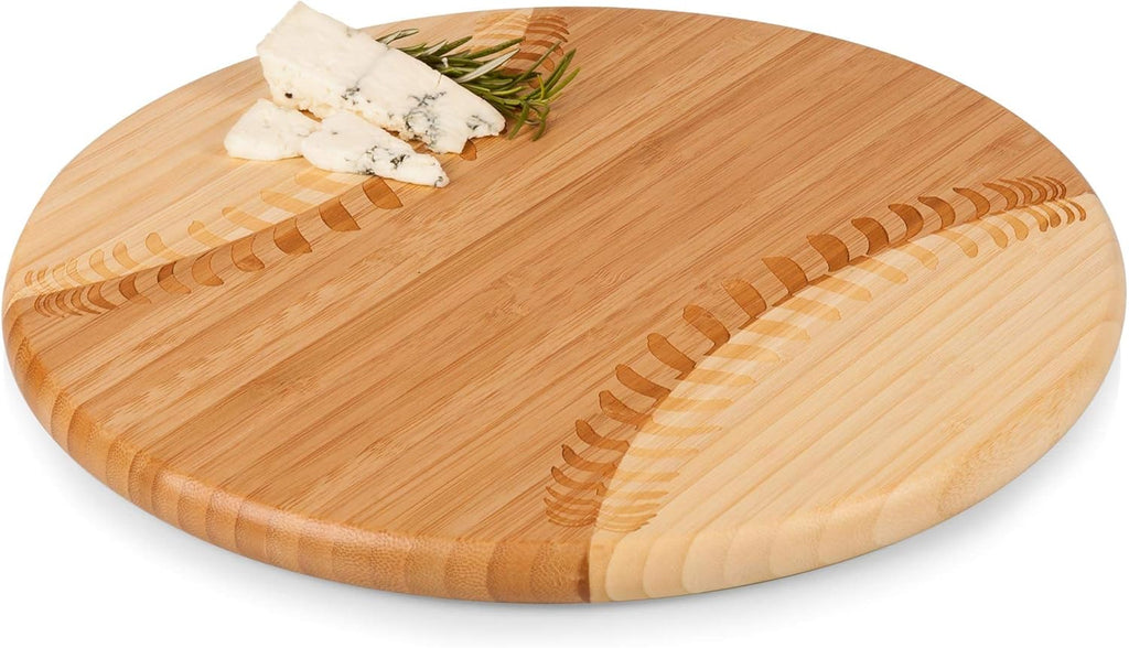 TOSCANA Picnic Time Home Run Baseball Cheese Board Bamboo C331200