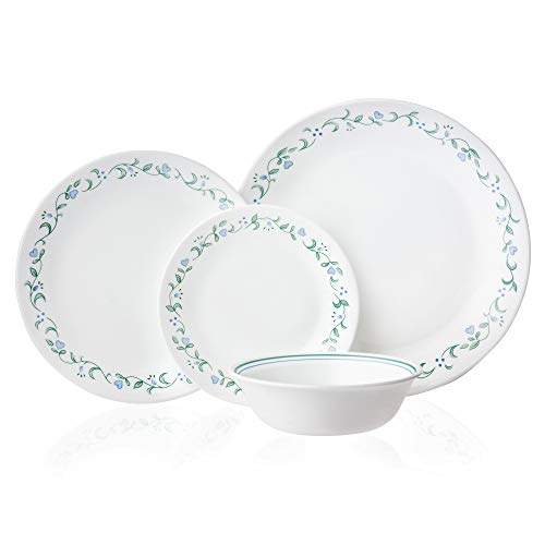 Corelle 6-Piece 10.25" Dinner Plates, Vitrelle Glass, Chip Resistant, Microwave & Dishwasher Safe G242274