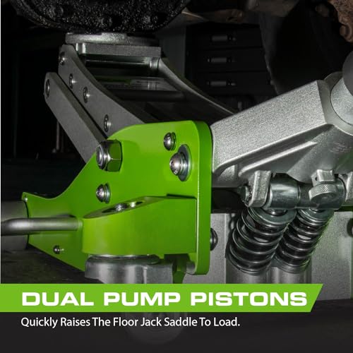 ARCAN Tools 3-Ton Quick Rise Aluminum Floor Jack with Dual Pump Pistons I786