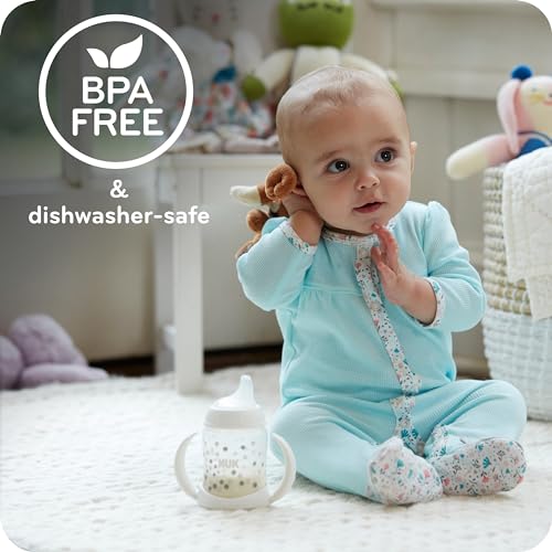 NUK Learner Cup 5 Oz, BPA Free Spill Proof Sippy Cup, 2 Count N57380