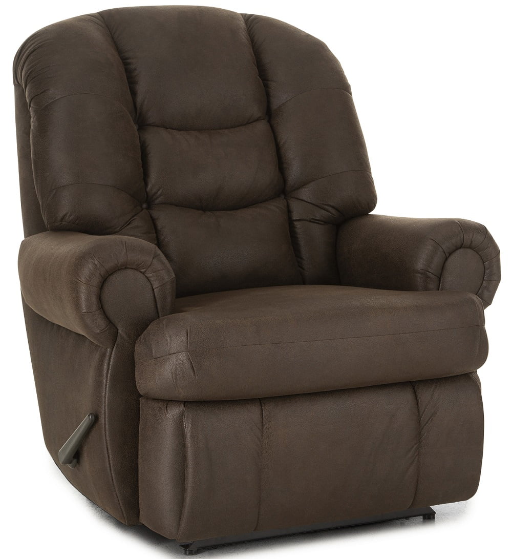 King Of Comfort Furniture Stallion Recliner. Big Man  Wallsaver Recliner. Extended Length 79" Weight Capacity 500 lbs. Seat Width 25" Free Curbside Delivery.