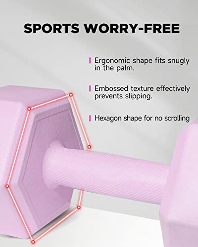 Dumbbell Sets Pair Hand Weights for Home Gym Strength Training M85879