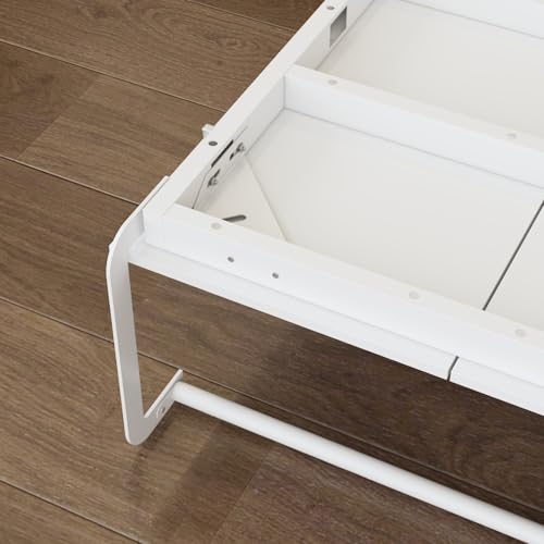 FAMAPY Twin Murphy Bed with Charging Station and Drawer, White R82352
